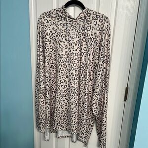 Leopard Print Hoodie